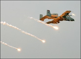 Aircraft Deploying M-206 Flares During Training image